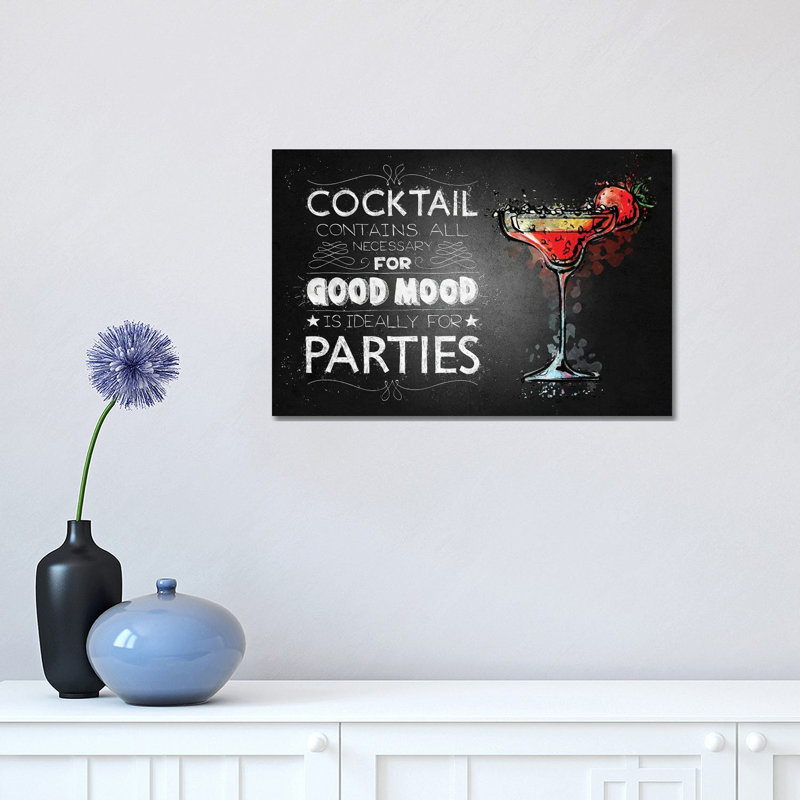Daiquiri II 1 Piece Wrapped Canvas Wall Art, 30.48 cm H x 45.72 cm W
