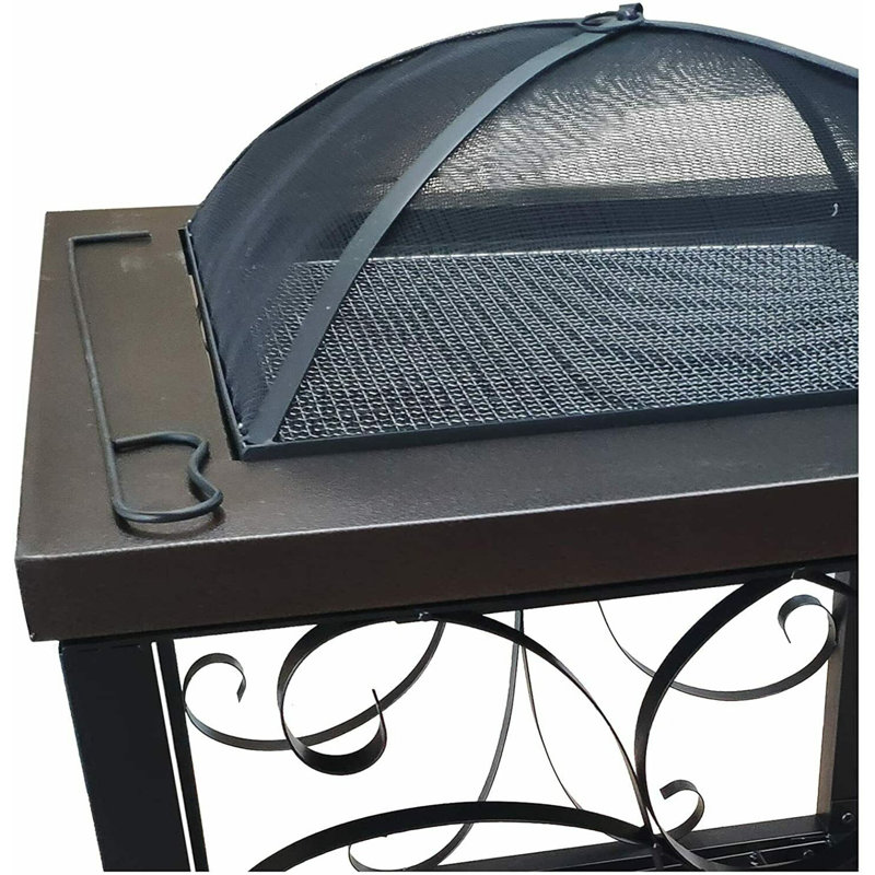 Arguelles Square Cast Iron Smokeless Fire Pit