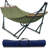 Tymesha Tranquillo Hammock with Stand Heavy-Duty, Quick Fold Unfold Steel Frame Hammock Net Canvas-105241910