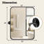 Miroir mural pivotant 30 po