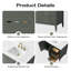 Ensemble de meuble-lavabo autoportant à simple cuve 42 po avec plateau en marbre Lavallon-105245170-105245166