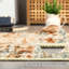 Abstract Machine Printed Area Rug-1594800971