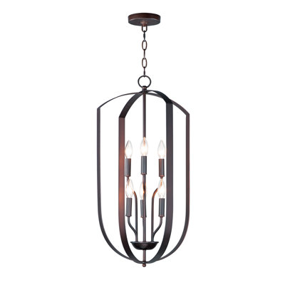 Albano 6 - Light Dimmable Geometric Chandelier