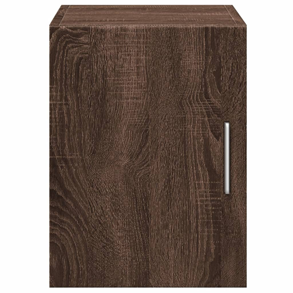 Vidaxl Wandschrank Schwarz 30X42,5X40 Cm Holzwerkstoff