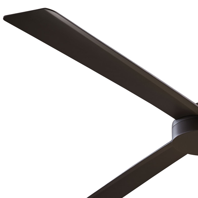 62" Roto 3 - Blade Outdoor Propeller Ceiling Fan with Wall Control, Oil Rubbed Bronze