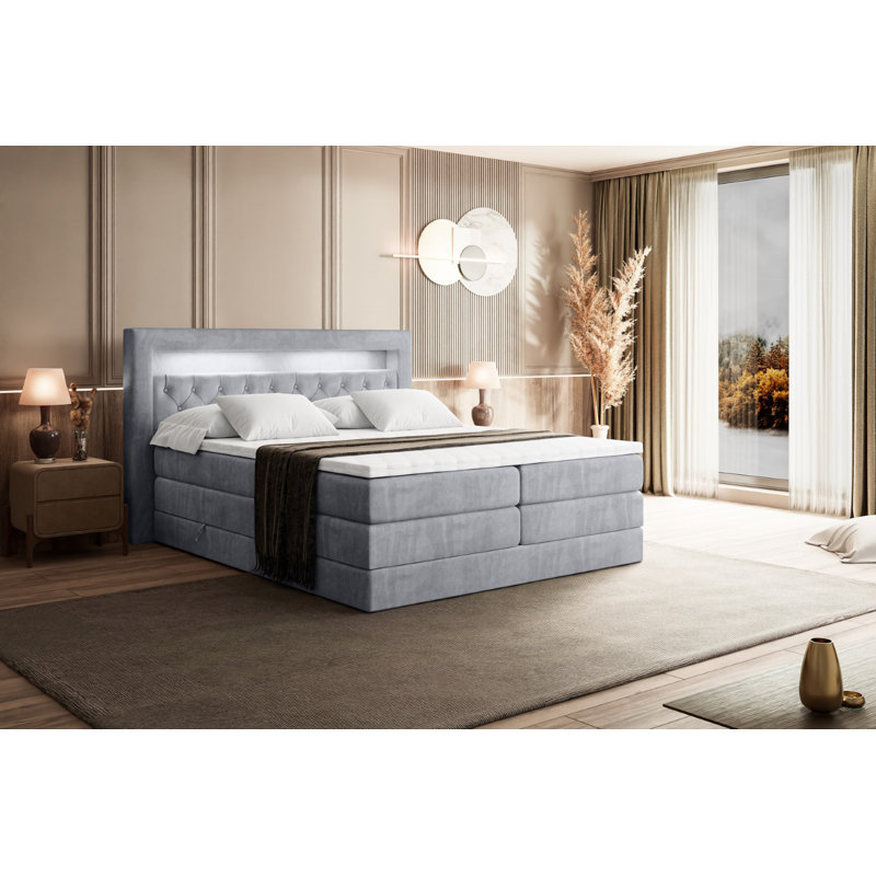 Bed, 160cm W x 200cm L