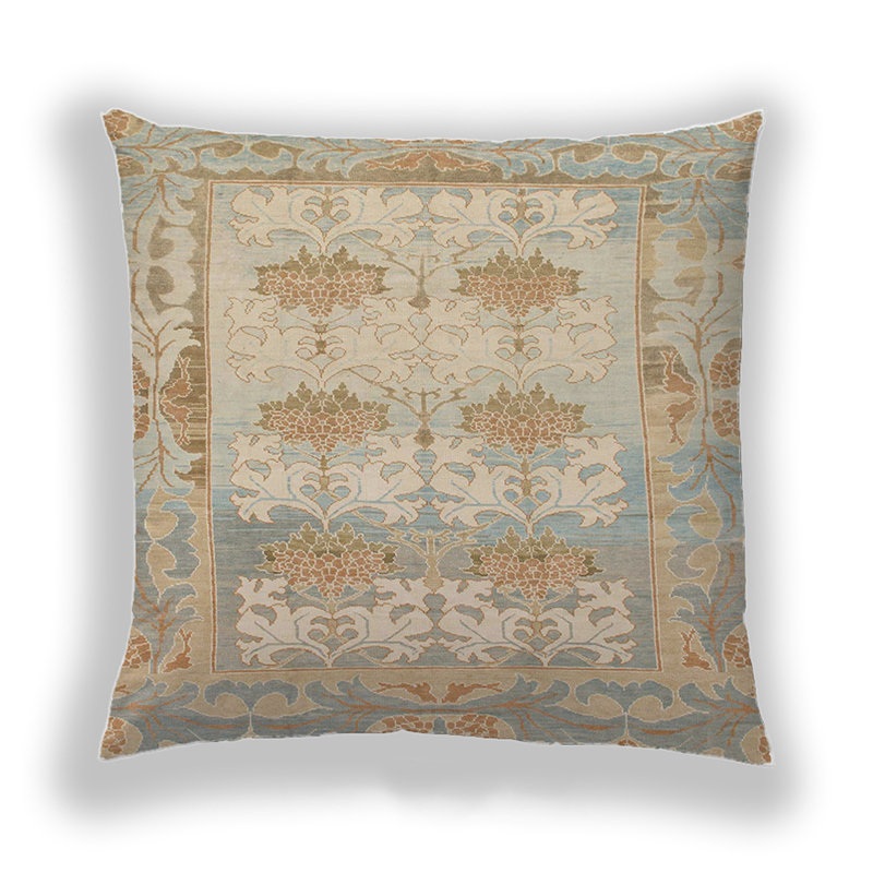 Coussin décoratif abstrait 1201, Microsuède