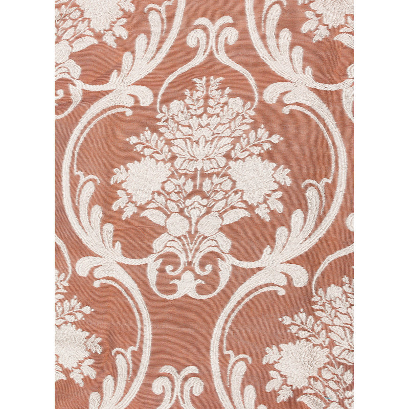 Paire de rideaux obscurcissant avec passe-tringle Luxury Ikat, Brique