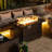 Outdoor Fire Pit Table, Propane Fire Table With Ceramic Tabletop