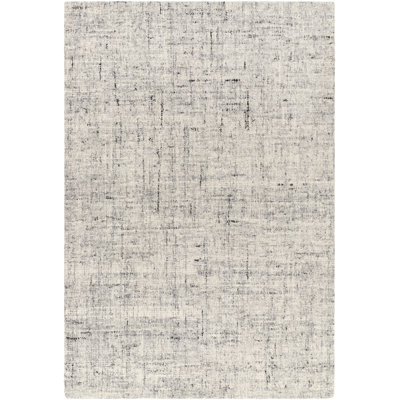 Wool Area Rug in Gray