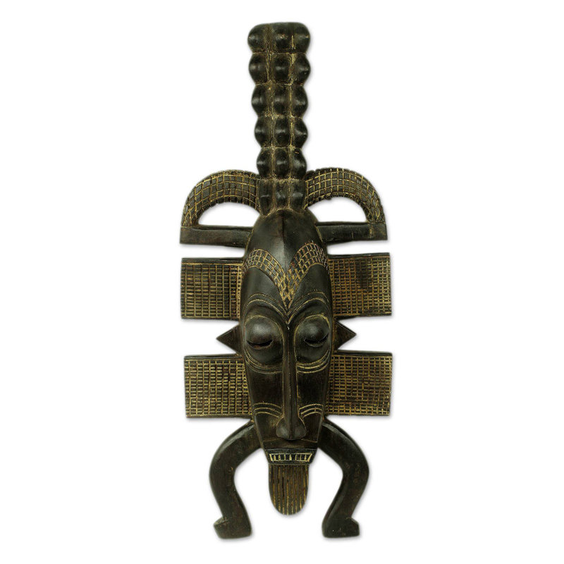 Masque de bois africain Senoufo II