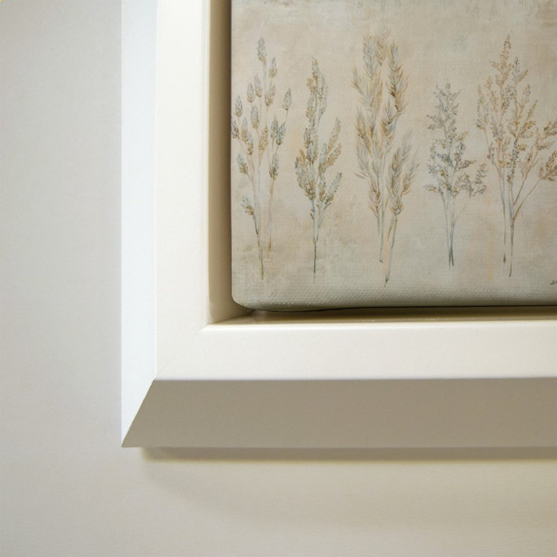 Whispering Grasses I par Julia Purinton - Impression sur toile, 34" H x 44" W, White