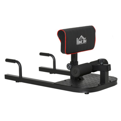 Squat Machine, 19.8"L x 38.3"W x 22.5"H, Steel, 1 Pc, Black, Multiple Uses: This 3-in-1 sissy squat machine is perfect for performing squats