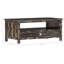 Overton Solid Wood Four Leg Coffee Table with Storage