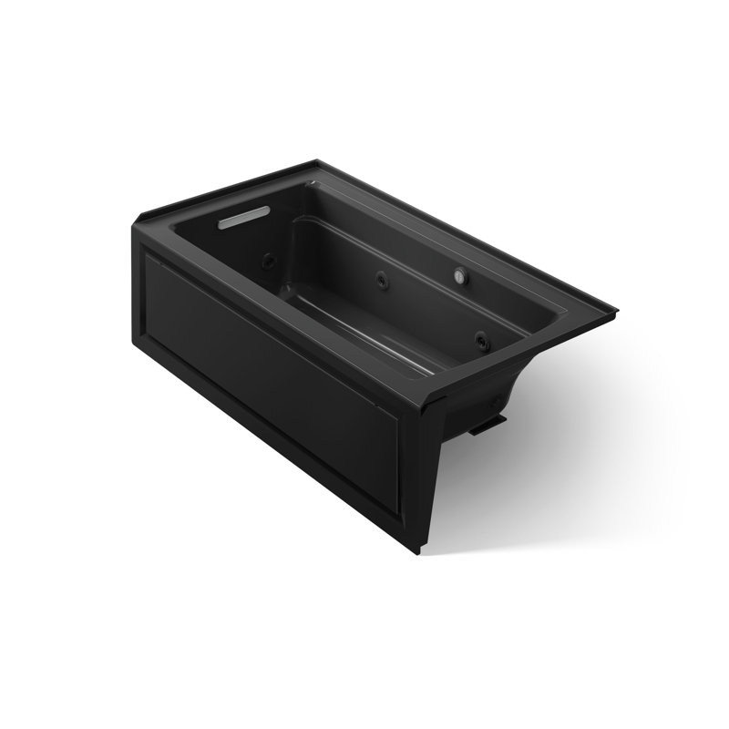 Tourbillon en alcôve de 60 po x 32 po Archer®, Noir, Gauche