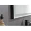 Miroir de salle de bain 96 x 48 pouces à DEL avec cadre en aluminium (miroir inclus seulement)-686581007