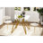 Gold Tempered Glass Dining Table 35.4 Inches Square, Suitable For Family Gatherings, Compact Design Small Spaces, With Adjustable - Slip Feet Inch Square Modern Metal Legs, 2 4 People, Scratch And