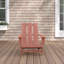 Chaise Adirondack en bois massif Ponce