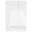 Verona Beach 1 Light Large Pendant - Aged Brass-1635722761