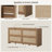 60.83''W Boho 4-Drawer Dresser With Ample Storage-1127019225