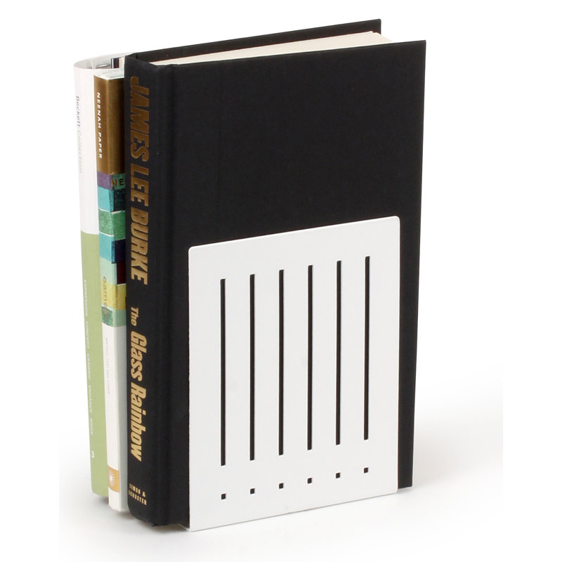 Bookends Modern & Contemporary Metal, White