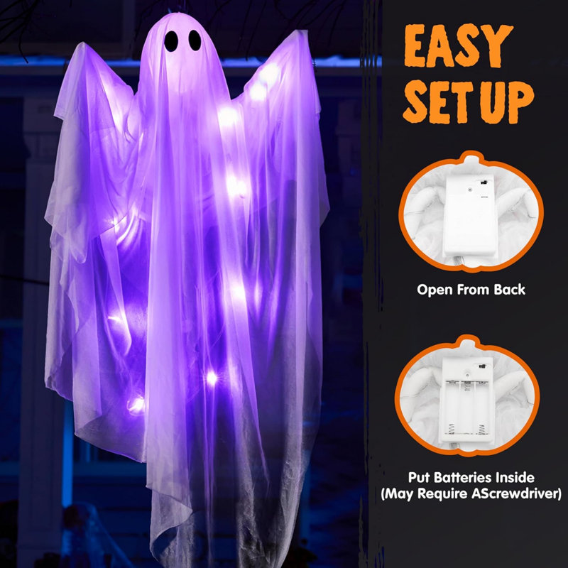Halloween Ghost Stuffed Holiday Accent