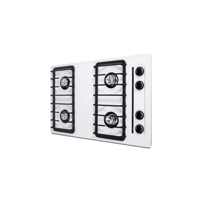 30" Wide 4-Burner Gas Cooktop