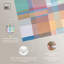 «Color Board 2», art mural abstrait géométrique rétro par Corrigan Studio®-222471376-222471399