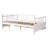 Full Size Daybed Wood Bed With Two Drawers-1531020142