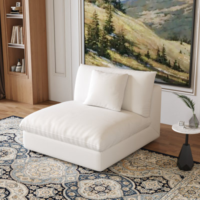 Upholstered Slipper Chair
