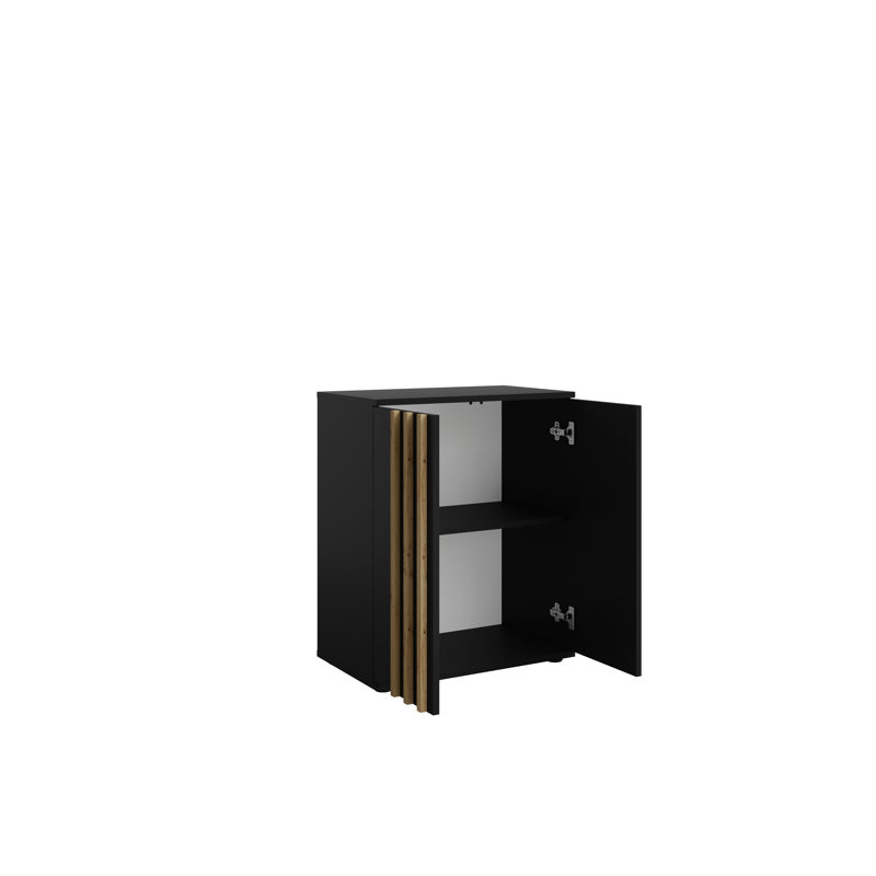 Renotta 60cm W Chest of Drawers, Black