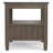 Solid Wood End Table with Drawer-573943553