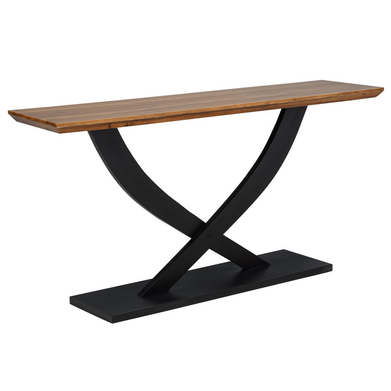 Console Valeraine 57 po naturel avec espresso 