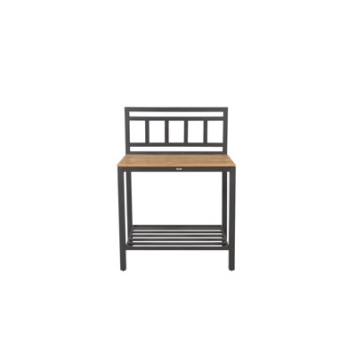 Anoki Rectangular Metal Outdoor Dining Table , 90cm cm W 60cm cm D