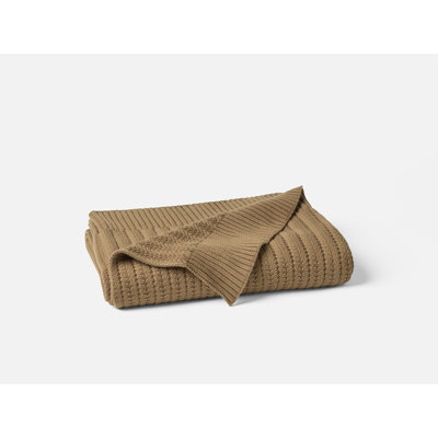 Casa Loma Organic Knit Throw Blanket