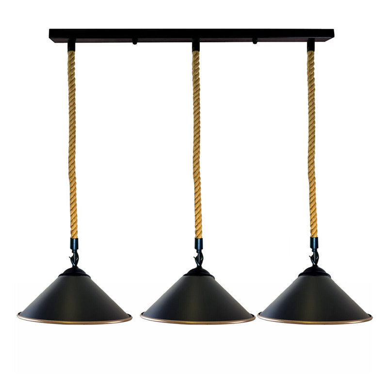 Payson 3 - Light Black Kitchen Island Pendant