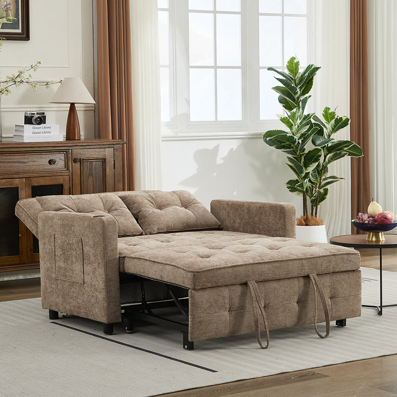 Fauteuil réglable, canapé-lit simple convertible, fauteuil-lit coulissant, Chameau