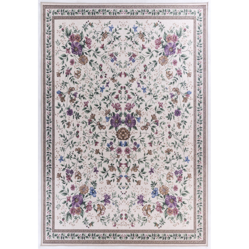 Costner Floral Area Rug, Rectangular 190cm W x 280cm L