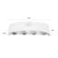 Bladimir White 22cm H Integrated LED Outdoor Flush Mount-2059632839