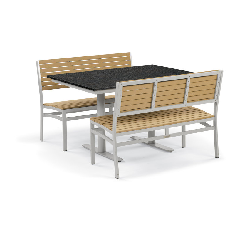 Travira Garden Bench, Tekwood Natural