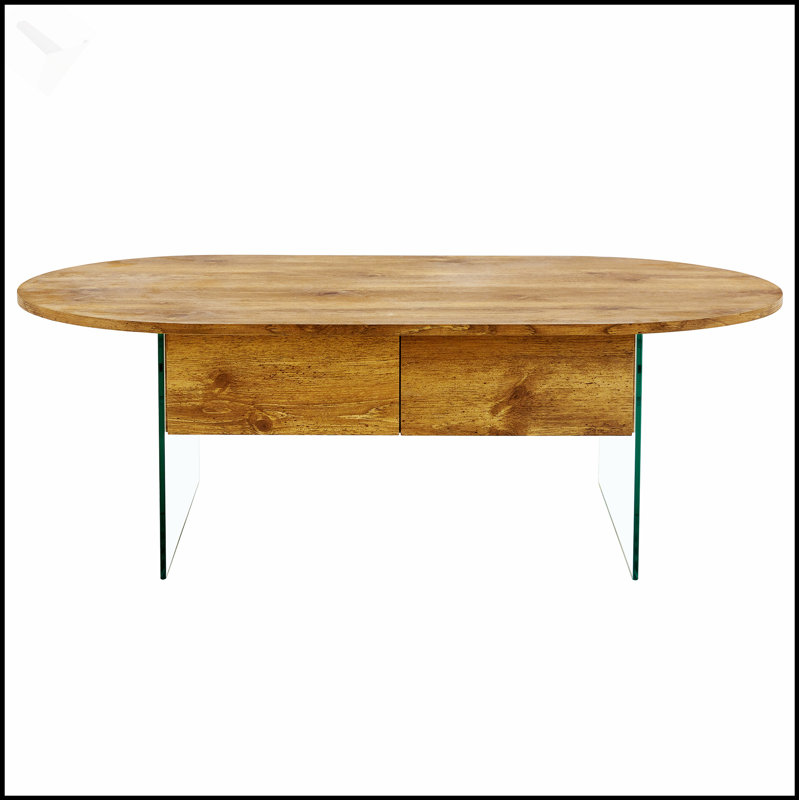Table basse à double tiroir Cozy Natural