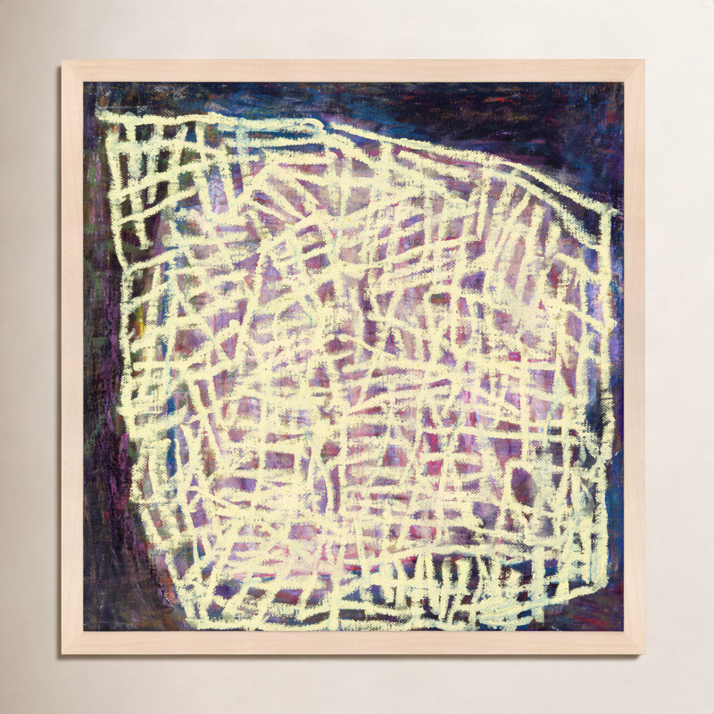 Night Light Print by Stephanie Dennis, 10" H x 10" W  x 1.25" D, Maple