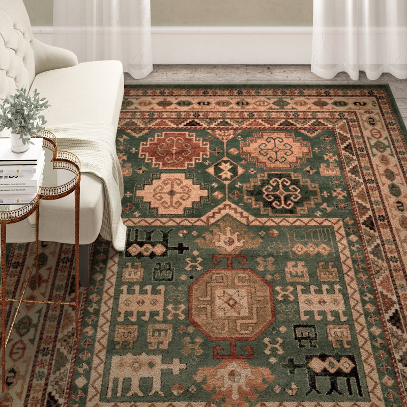 Abbeville Oriental Wool Area Rug, Rectangle 200 x 300cm