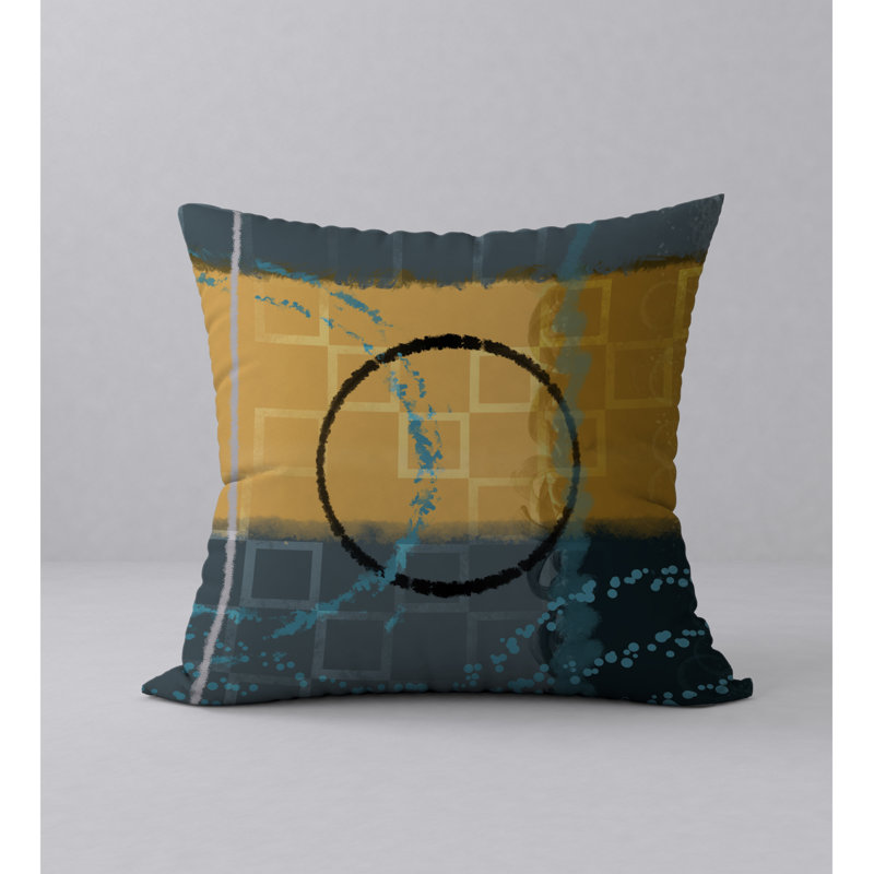 Housse de coussin décorative carrée flair stylish, 24 po x 24 po