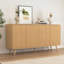 Buffet polyvalent avec 4 portes et tablettes réglables, parfait pour le salon, la cuisine et la salle à manger