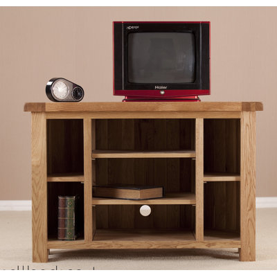 Unfinished Corner TV Stand for TVs up to 43"