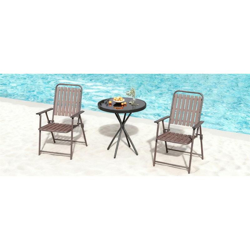 Ensemble de mobilier d'extérieur 3 pièces