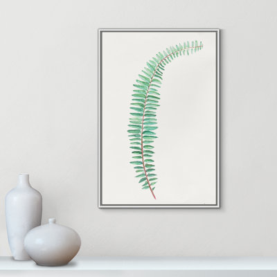 Delicate Botanical II' - Picture Frame Print on Canvas
