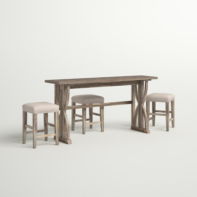 Avalynn 3 - Person Trestle Dining Set