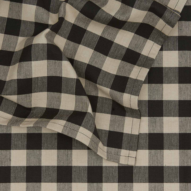 Nappe Essential Gingham, Noir / gris clair